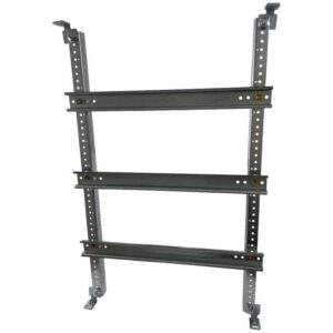 Chassis modulaire 54 modules pour coffret polyester ABB Aria 64 - 3 rangées de 18 modules