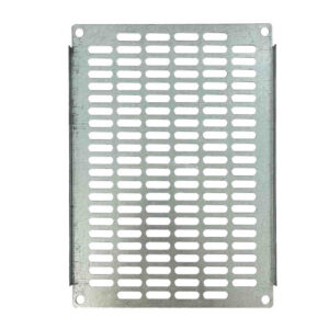 Grille de montage perforée pour coffret polyester Aria 43 - 415x315mm