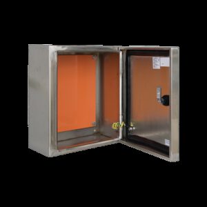 Coffret inox étanche IP65 HxLxP 250x250x150mm avec plaque