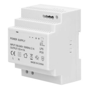 Alimentation courant continu 12V 7A 84W - 4 modules - Transformateur 220V - 12V cc