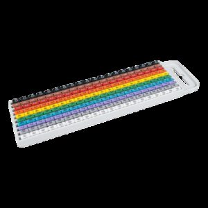 200x Repères de câbles 10 bandes de 0 à 9 pour fils 1,5 à 2,5 mm²