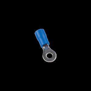 TOL-16-12 Sachet de 100 cosses rondes isolées bleues pour fil 16mm² - Trou M12 - Ø 13.2mm - ARVI
