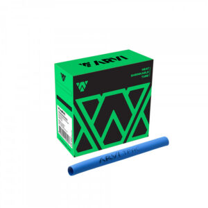 Boite de 5m de gaine thermorétractable diamètre 18/9mm - Bleue - Restreint 2:1 - Paroi fine - Arvi TPAC-18.0-AZ