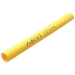Gaine thermorétractable - 100/50mm - Jaune - Longueur 1m - Restreint 2:1 - Paroi fine - Arvi TPAM-100.0-AM