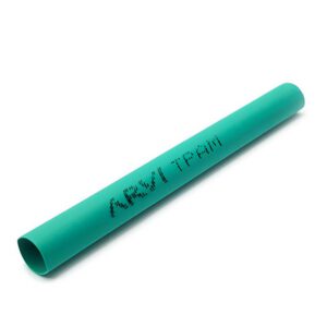 Gaine thermorétractable - 100/50mm - Vert - Longueur 1m - Restreint 2:1 - Paroi fine - Arvi TPAM-100.0-VE