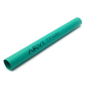 Gaine thermorétractable - 10/5mm - Vert - Longueur 1m - Restreint 2:1 - Paroi fine - Arvi TPAM-10.0-VE