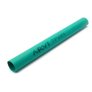 Gaine thermorétractable - 14/7mm - Vert - Longueur 1m - Restreint 2:1 - Paroi fine - Arvi TPAM-14.0-VE