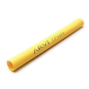 Gaine thermorétractable - 20/10mm - Jaune - Longueur 1m - Restreint 2:1 - Paroi fine - Arvi TPAM-20.0-AM