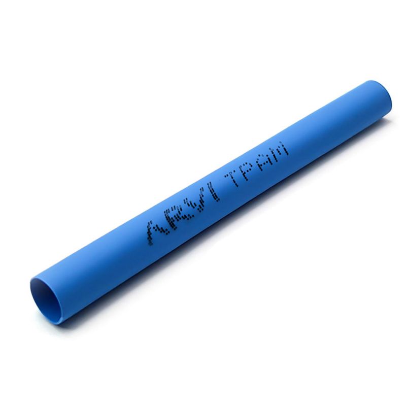 Gaine thermorétractable - 25/12,5mm - Bleu - Longueur 1m - Restreint 2:1 - Paroi fine - Arvi TPAM-25.0-AZ