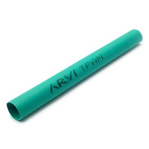 Gaine thermorétractable - 40/20mm - Vert - Longueur 1m - Restreint 2:1 - Paroi fine - Arvi TPAM-40.0-VE
