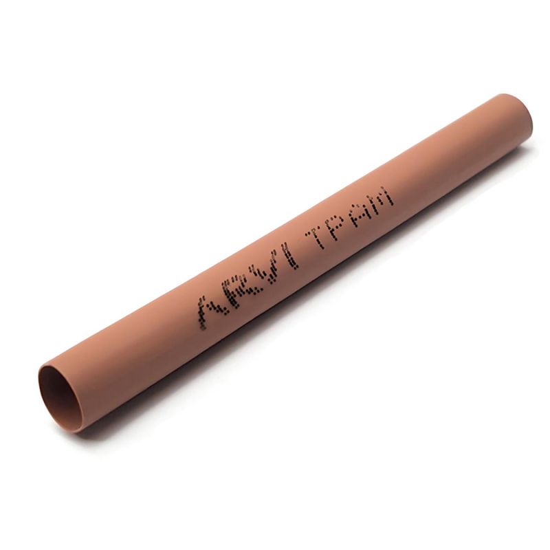 Gaine thermorétractable - 7/3,5mm - Marron - Longueur 1m - Restreint 2:1 - Paroi fine - Arvi TPAM-7.0-CA