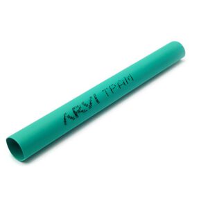 Gaine thermorétractable - 80/40mm - Vert - Longueur 1m - Restreint 2:1 - Paroi fine - Arvi TPAM-80.0-VE