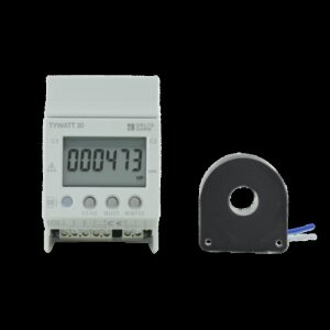 Compteur d'energie monophasé 230V Delta Dore Tywatt 30 - 90A - Double tarif (heures creuses / pleines)