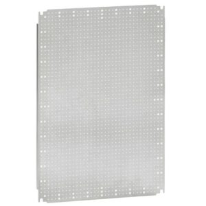 PEF1010 EUROPOLY plaque de montage microperforée galva - Pour coffret (HxL) 1000x1000mm