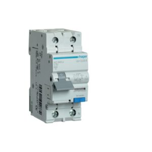 AD960J Disjoncteur différentiel Hager 1P+N 10A 30mA 6kA Type A - Neutre à droite - auxiliarisable