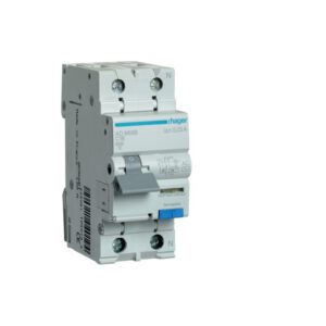 AD966B Disjoncteur différentiel Hager 1P+N 16A 30mA 6kA Type AC - Neutre à droite - auxiliarisable