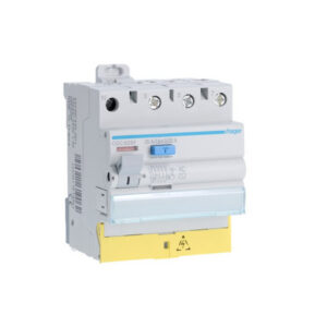 CDC825F Hager Interrupteur différentiel triphasé + neutre 25A 30mA type AC à bornes décalées