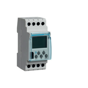 EG103B Hager - Interrupteur horaire hebdomadaire 7J programmable digitale - 56 commutations - 230V - 16A