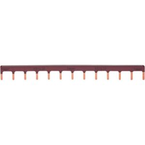 KB163P Hager - Peigne d'alimentation phase - 1P - Brun - 63A - 10mm² - 13 modules