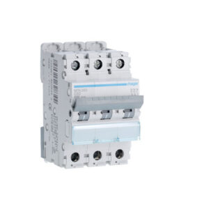 NFN350 Disjoncteur Hager triphasé 50A - 3P - 6-10kA - courbe C - NFN - Bornes alignées à vis - 3 modules