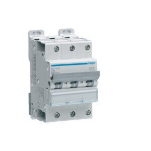 NFT316 Disjoncteur Hager 16A - 3P - 6-10kA - courbe C - NFT - Bornes décalées à vis - 3 modules