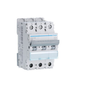 NGN332 Disjoncteur tripolaire Hager 32A - 6-10kA - courbe D - 3 modules - NGN - Bornes alignées à vis