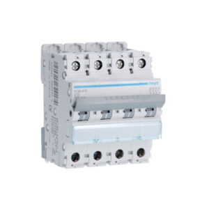 NGN410 Disjoncteur Hager 10A - 4P - 6-10kA - courbe D - NGN - Bornes alignées à vis - 4 modules