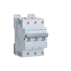 NGT306 Hager - Disjoncteur courbe D - 6A - triphasé 3P - 6-10kA - 3 modules - NGT - Bornes décalées à vis