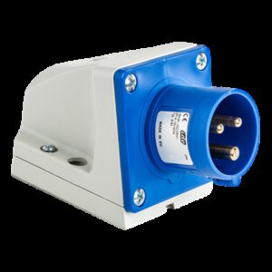 Socle male CEE 16A 2P+T 220V - Étanche IP44 - IDE