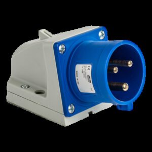 Socle male 32A 2P+T 220V - Étanche IP44 - IDE