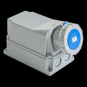 Socle de prise 125A monophasé 2P+T - Étanche IP67 - IDE