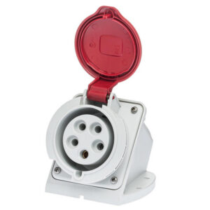 Socle de prise 32A 3P+N+T en saillie - Étanche IP44 - IDE