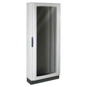55SUP216288PT IDE - Armoire électrique IDE étanche IP55 en métal 2110x730x250mm - 12x24 modules - porte vitrée