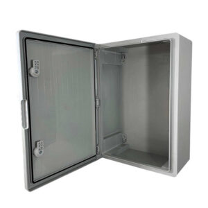 ABS503519 IDE Coffret ABS étanche IP54 500X350X190 Porte opaque - avec plaque de montage