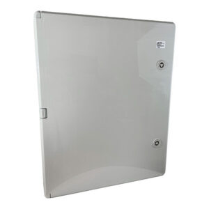 ABS504024 IDE Coffret ABS étanche IP54 500X400X240 Porte opaque - avec plaque de montage