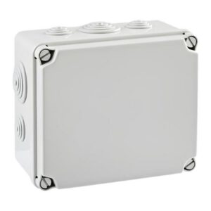 EV171 IDE Boite de dérivation étanche IP65 IK07 850° avec entrées coniques dim.175X151X95