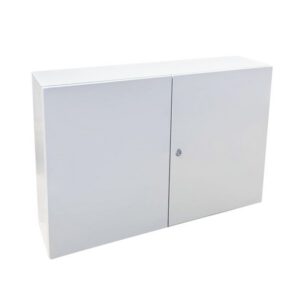 Armoire électrique en métal étanche IP55 - 600x1200x250 - 2 portes - plaque fournie - Argenta IDE