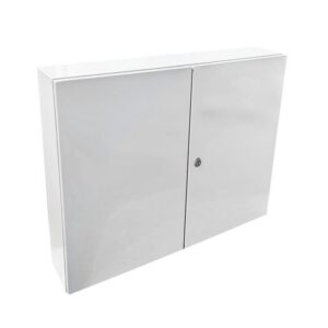 Armoire électrique en métal étanche IP55 - 800x1000x300 - 2 portes - plaque fournie - Argenta IDE