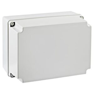 GSL322 IDE Boitier industriel étanche IP67 avec bords lisses couvercle réhaussé opaque dim.328x239x188
