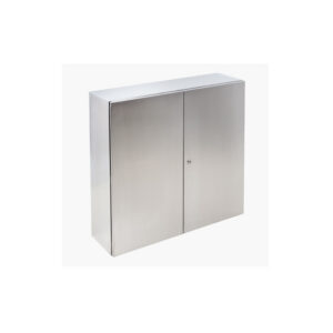 Armoire électrique INOX 304L étanche IP55 - 1000x1000x300 - 2 portes - plaque fournie - Argenta IDE