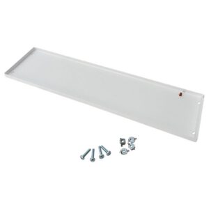 TCM150F IDE Plastron plein fixe métal 150mm - compatible coffret Atlantic IDE et Atlantic Plus