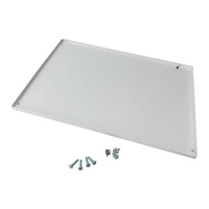 TCM400F IDE Plastron plein fixe métal 400mm - compatible coffret Atlantic IDE et Atlantic Plus