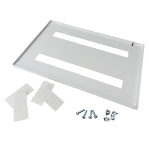 Plastron modulaire en métal 48 modules - 400mm - pour coffret Altlantic IDE et Atlantic PLUS