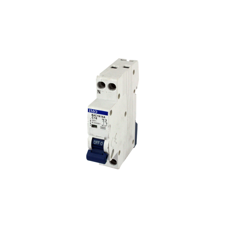 Disjoncteur phase neutre 1P+N - 32A - 4,5kA - courbe C - À vis - IMO B4C1N32A