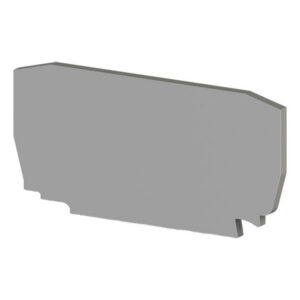 Flasque d'extrémité grise pour bornes à ressort automatiques SC 4mm²