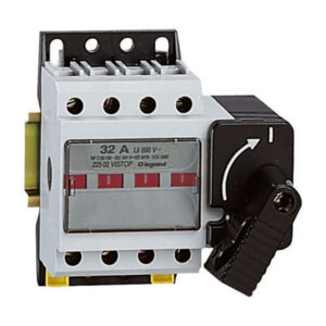 022507 Legrand - Interrupteur sectionneur tétrapolaire Vistop 32A - 4P - avec commande latérale droite