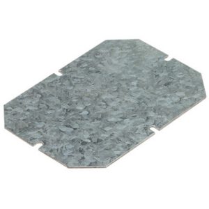 035811 Plaque de montage métal pour boîtes étanches PLEXO industrielles 155x110mm
