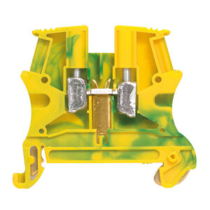 037171 Legrand Borne de jonction vert jaune à vis Viking 4mm² - pas 6mm - 1 jonction: 1 entrée 1 sortie
