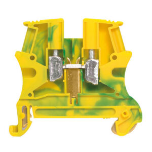 037172 Legrand Borne de jonction vert jaune à vis Viking 6mm² - pas 8mm - 1 jonction: 1 entrée 1 sortie