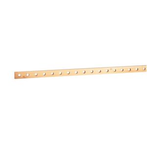 037433 Legrand - Barre cuivre plate rigide - 15x4mm - jusqu'à 200A admissible - longueur 990mm
